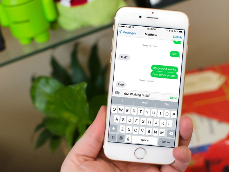 Kiểm tra màu tin nhắn trên iMessage để xem có bị chặn không 