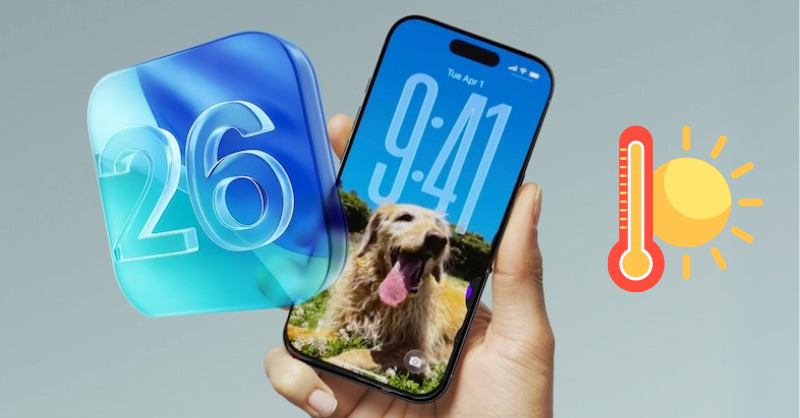Khắc phục lỗi iOS 26 nóng máy