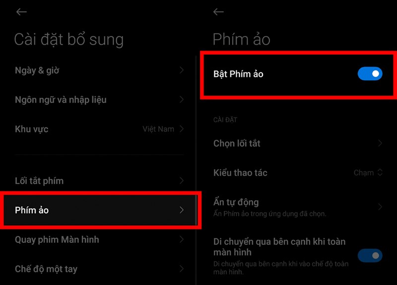 gat-cong-tac-sang-phai-tai-muc-bat-phim-ao Kích hoạt Phím ảo cho điện thoại Xiaomi, Redmi