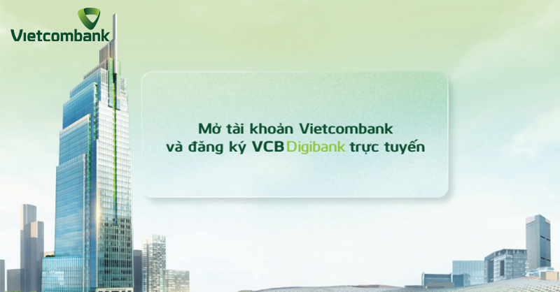 Mở tài khoản Vietcombank online
