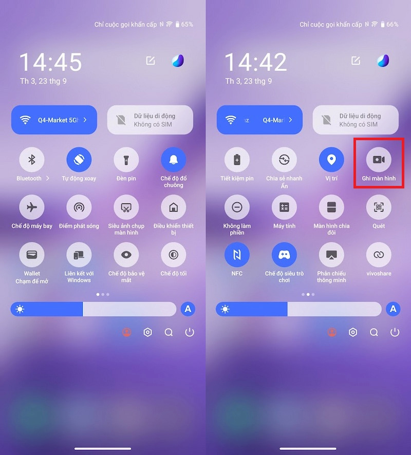 nhan-vao-ghi-man-hinh-vivo Nhấn vào biểu tượng Ghi màn hình